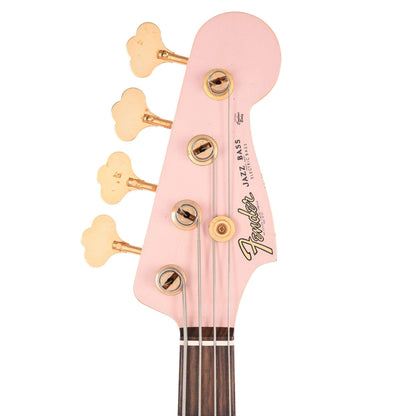 Fender Custom Shop 1960 Jazz Bass "CME Spec" Journeyman Shell Pink w/Painted Headcap & Gold Hardware Bass Guitars / 4-String