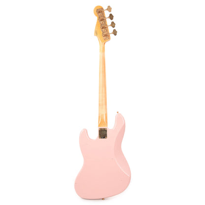Fender Custom Shop 1960 Jazz Bass "CME Spec" Journeyman Shell Pink w/Painted Headcap & Gold Hardware Bass Guitars / 4-String