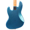 Fender Custom Shop 1960 Jazz Bass "CME Spec" Journeyman Super Aged Blue Sparkle w/Painted Headcap & 3-Ply Parchment Pickguard Bass Guitars / 4-String