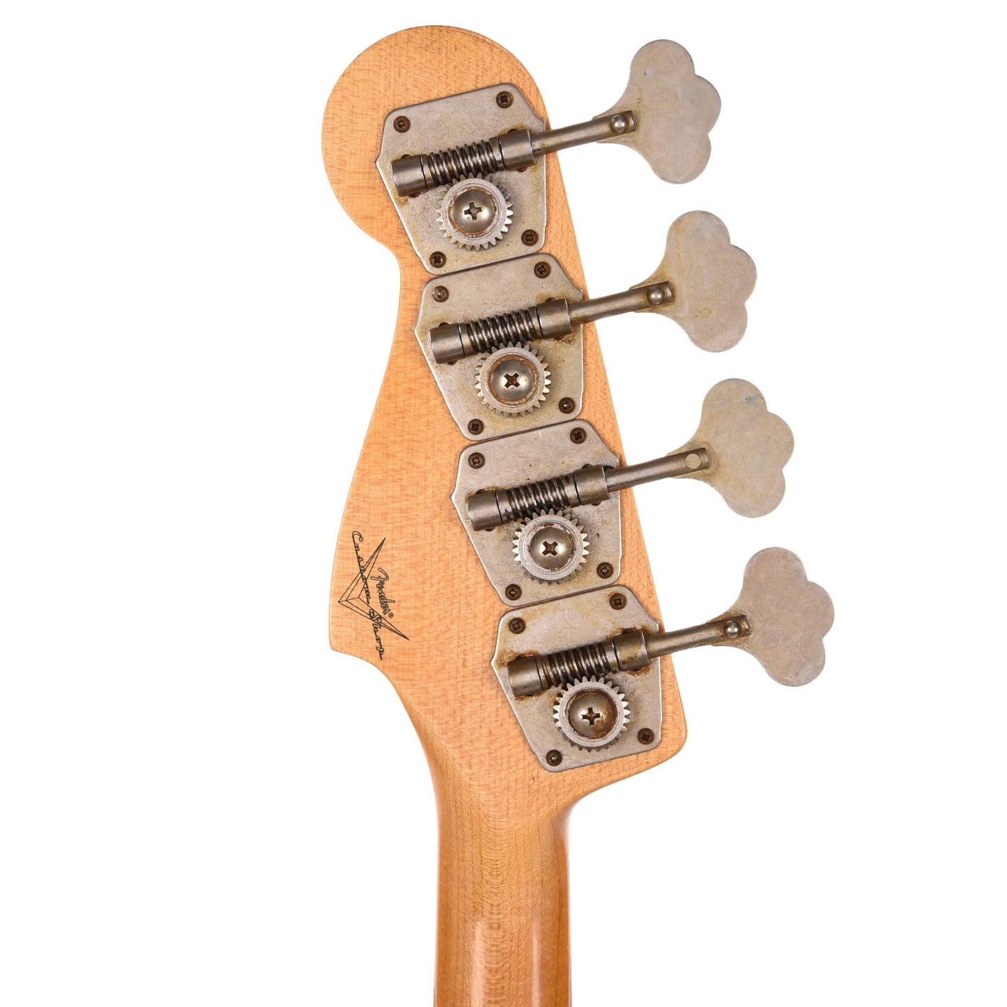 Fender Custom Shop 1960 Jazz Bass "CME Spec" Journeyman Super Aged Blue Sparkle w/Painted Headcap & 3-Ply Parchment Pickguard Bass Guitars / 4-String