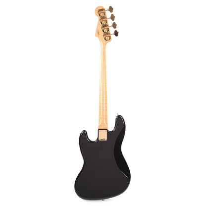 Fender Custom Shop 1960 Jazz Bass "CME Spec" NOS Aged Black w/Painted Headcap, AAA Flame Maple Neck, & Gold Hardware Bass Guitars / 4-String