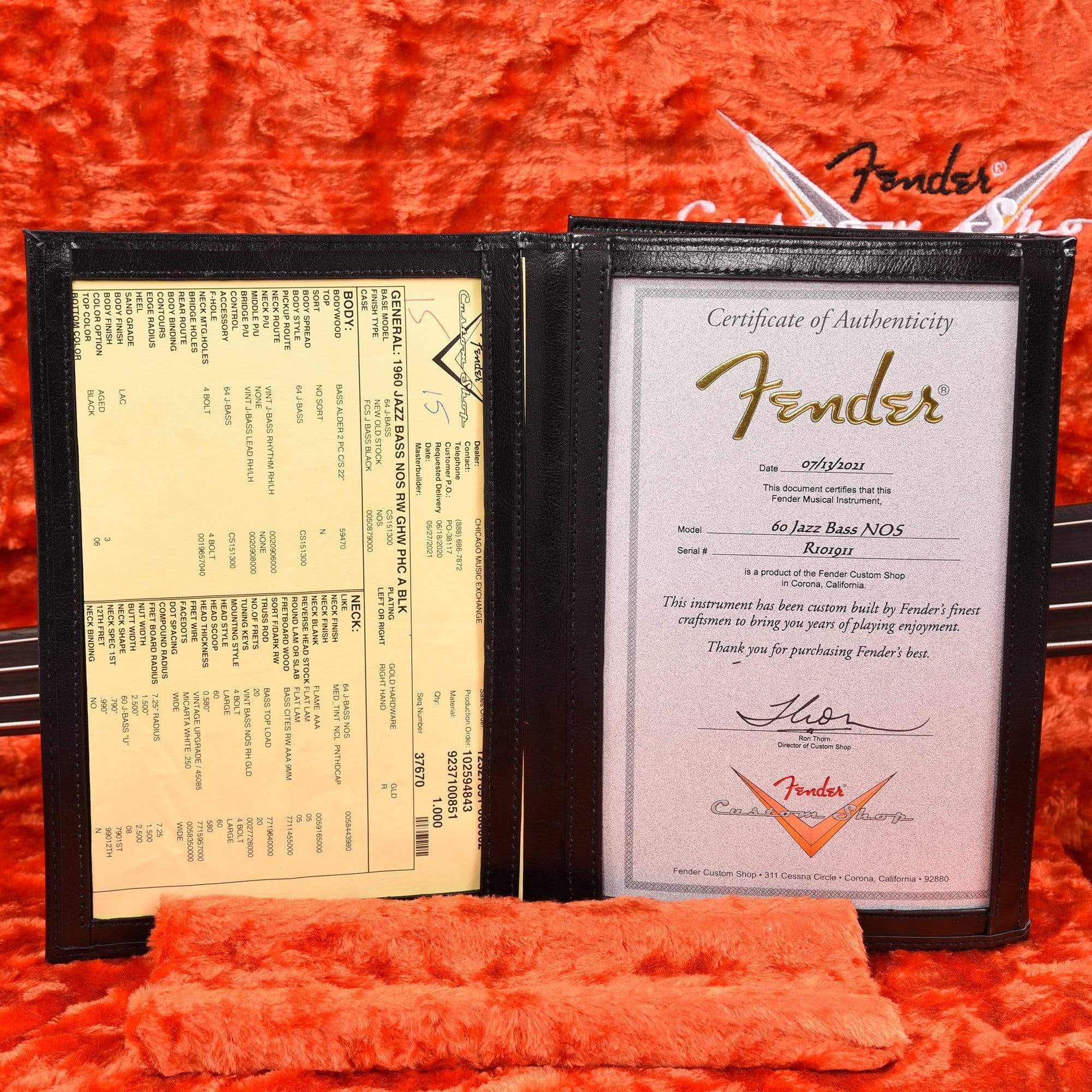 Fender Custom Shop 1960 Jazz Bass 