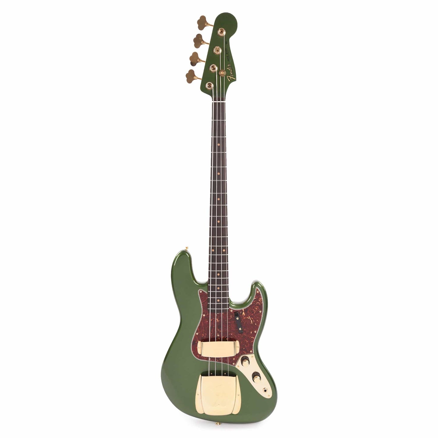 Fender Custom Shop 1960 Jazz Bass "CME Spec" NOS Cadillac Green w/Painted Headcap, AAA Flame Maple Neck, & Gold Hardware Bass Guitars / 4-String