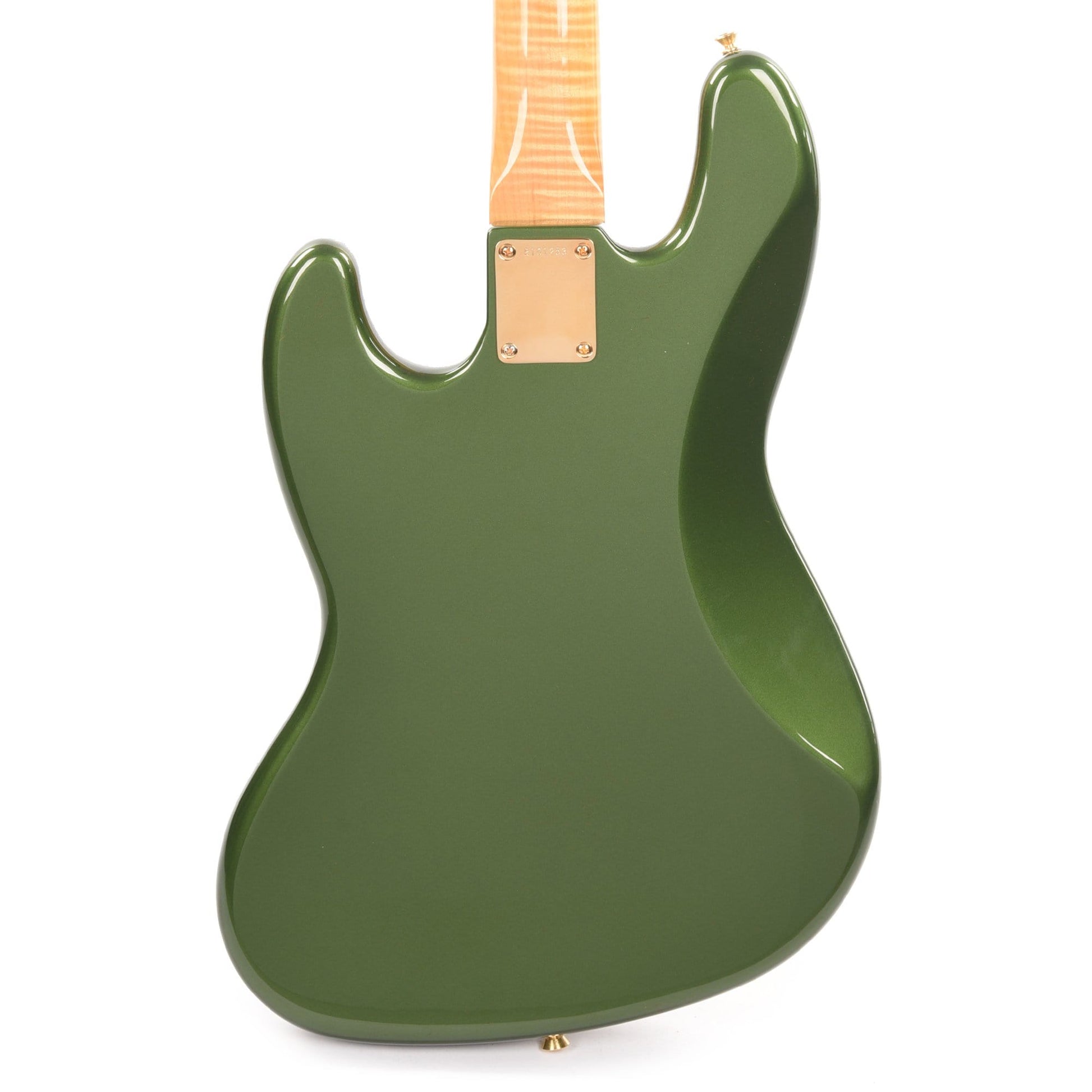 Fender Custom Shop 1960 Jazz Bass "CME Spec" NOS Cadillac Green w/Painted Headcap, AAA Flame Maple Neck, & Gold Hardware Bass Guitars / 4-String