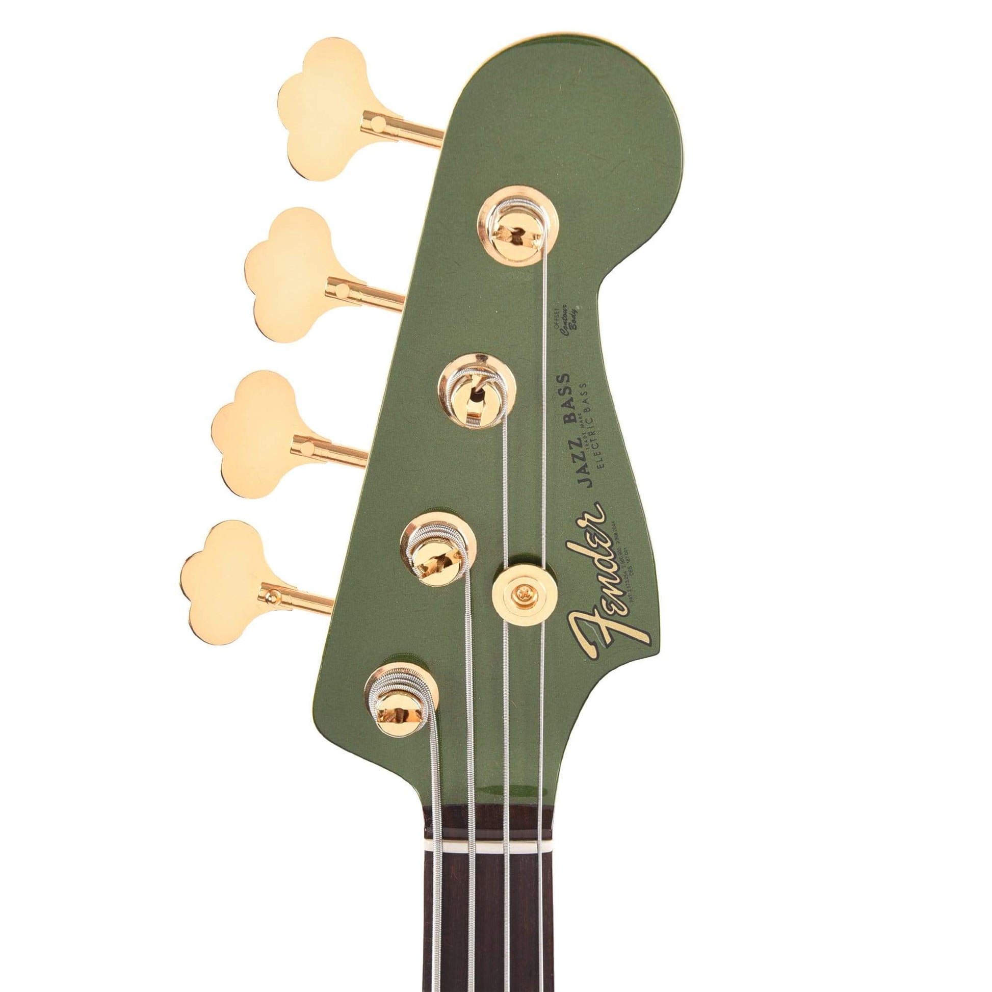 Fender Custom Shop 1960 Jazz Bass "CME Spec" NOS Cadillac Green w/Painted Headcap, AAA Flame Maple Neck, & Gold Hardware Bass Guitars / 4-String