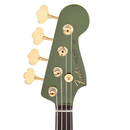 Fender Custom Shop 1960 Jazz Bass "CME Spec" NOS Cadillac Green w/Painted Headcap, AAA Flame Maple Neck, & Gold Hardware Bass Guitars / 4-String