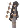 Fender Custom Shop 1960 Jazz Bass "CME Spec" Relic Aged Black w/Painted Headcap & Gold Hardware Bass Guitars / 4-String