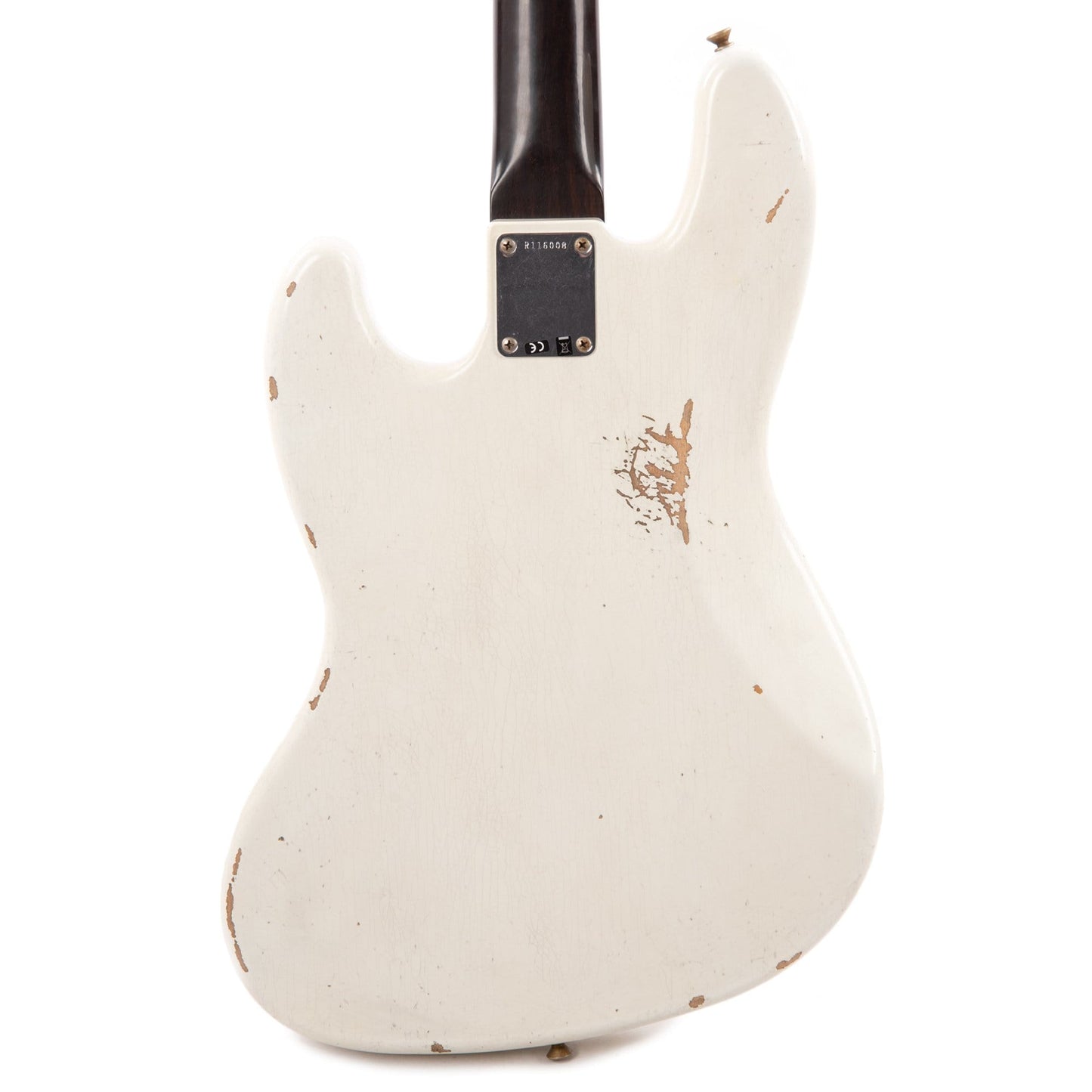 Fender Custom Shop 1960 Jazz Bass "CME Spec" Relic Aged Olympic White w/Rosewood Neck Bass Guitars / 4-String