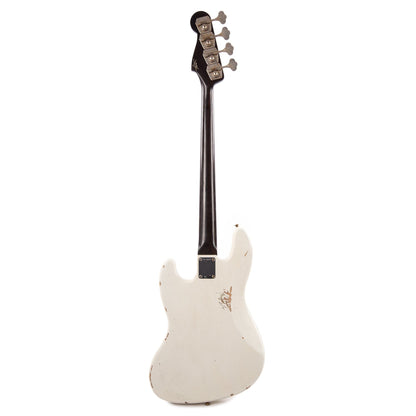 Fender Custom Shop 1960 Jazz Bass "CME Spec" Relic Aged Olympic White w/Rosewood Neck Bass Guitars / 4-String