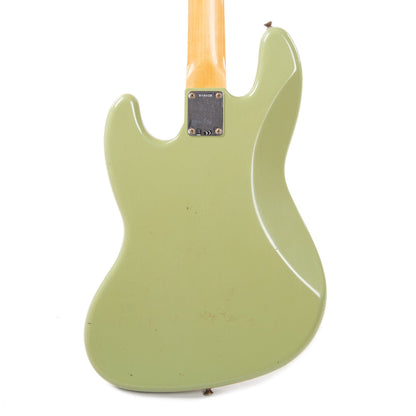 Fender Custom Shop 1960 Jazz Bass "CME Spec" Relic Faded/Aged Sweet Pea Green w/Painted Headcap Bass Guitars / 4-String