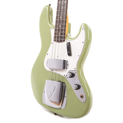 Fender Custom Shop 1960 Jazz Bass "CME Spec" Relic Faded/Aged Sweet Pea Green w/Painted Headcap Bass Guitars / 4-String