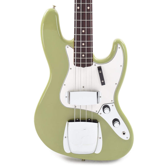 Fender Custom Shop 1960 Jazz Bass Deluxe Closet Classic Faded/Aged Sweet Pea Green w/Painted Headcap Bass Guitars / 4-String