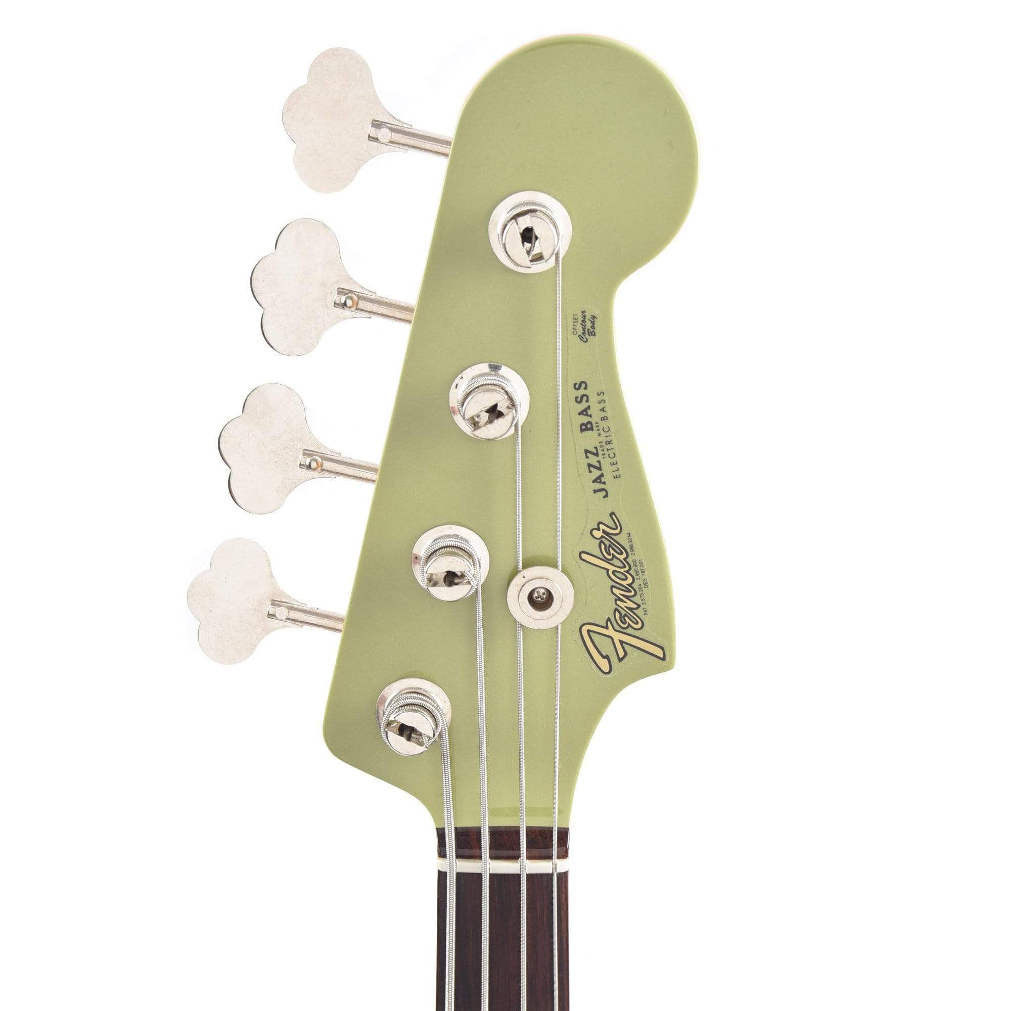 Fender Custom Shop 1960 Jazz Bass Deluxe Closet Classic Faded/Aged Sweet Pea Green w/Painted Headcap Bass Guitars / 4-String