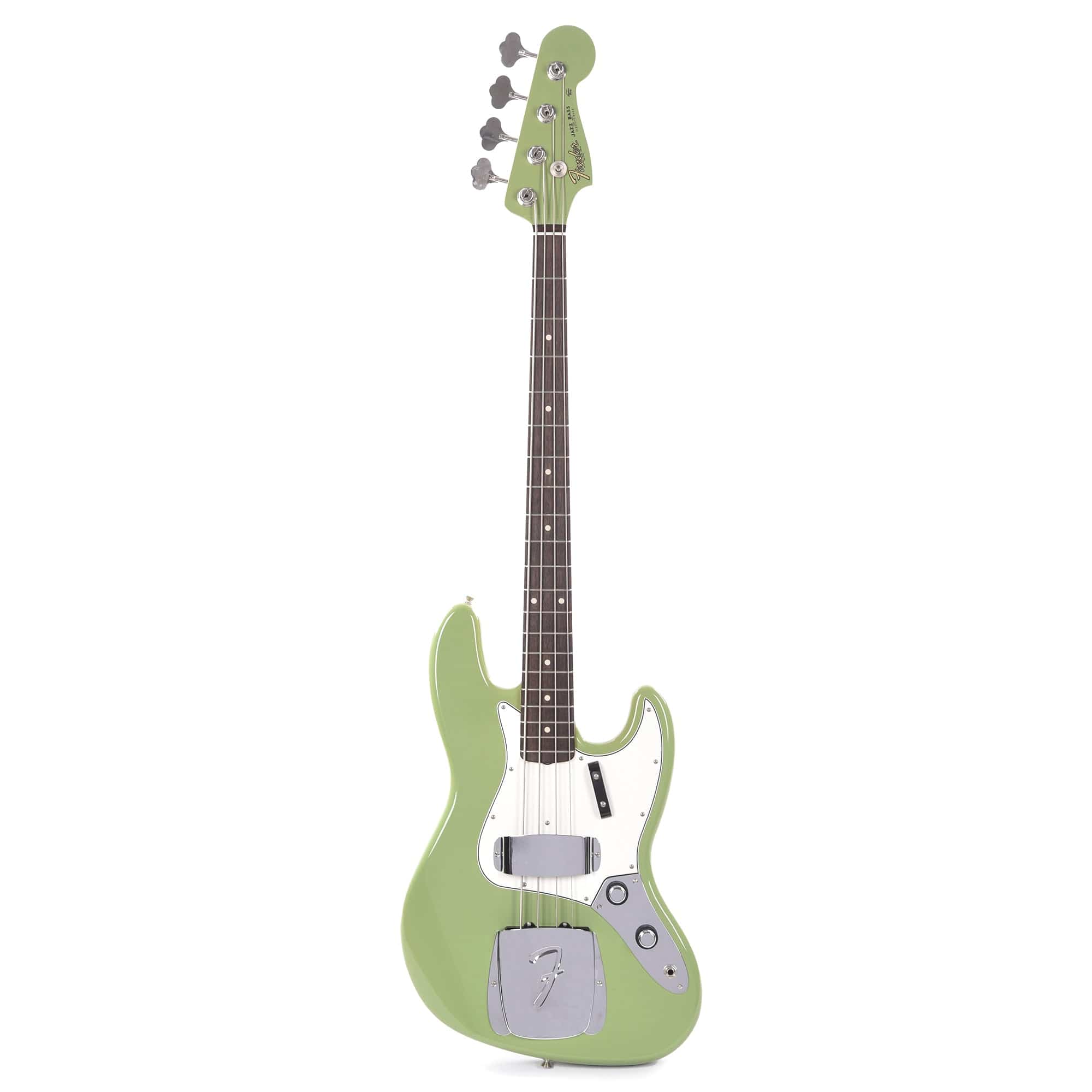 Fender Custom Shop 1960 Jazz Bass Deluxe Closet Classic Faded/Aged Sweet Pea Green w/Painted Headcap Bass Guitars / 4-String