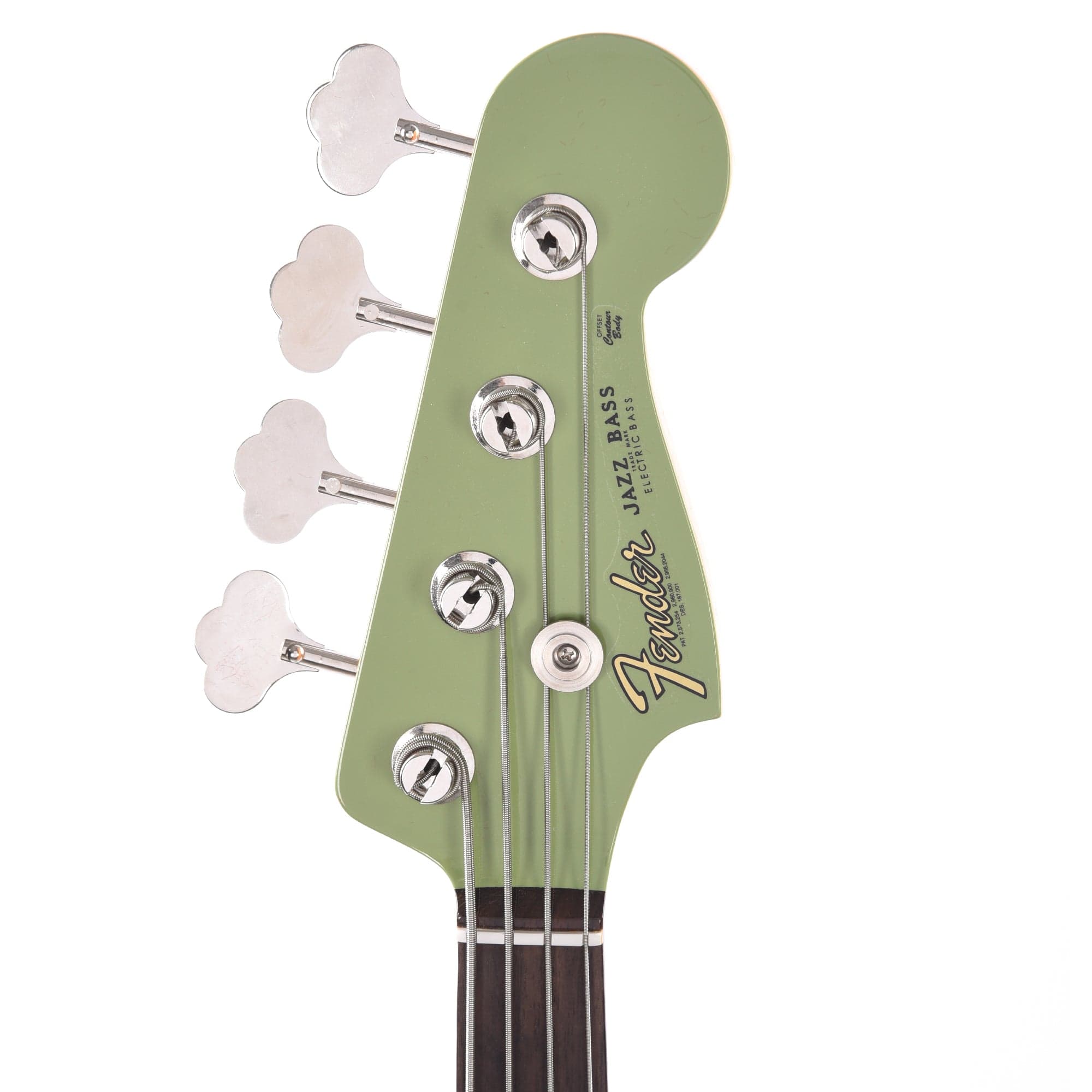 Fender Custom Shop 1960 Jazz Bass Deluxe Closet Classic Faded/Aged Sweet Pea Green w/Painted Headcap Bass Guitars / 4-String