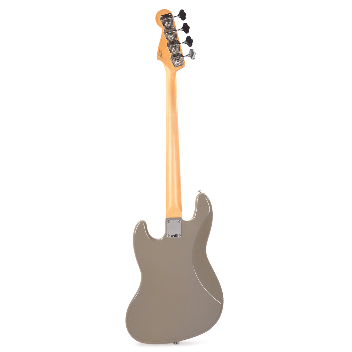 Fender Custom Shop 1960 Jazz Bass Deluxe Closet Classic Super Aged Primer Gray w/Painted Headcap Bass Guitars / 4-String