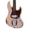 Fender Custom Shop 1960 Jazz Bass Heavy Relic Aged Shell Pink Sparkle w/Painted Headcap Bass Guitars / 4-String