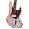 Fender Custom Shop 1960 Jazz Bass Heavy Relic Aged Shell Pink Sparkle w/Painted Headcap Bass Guitars / 4-String