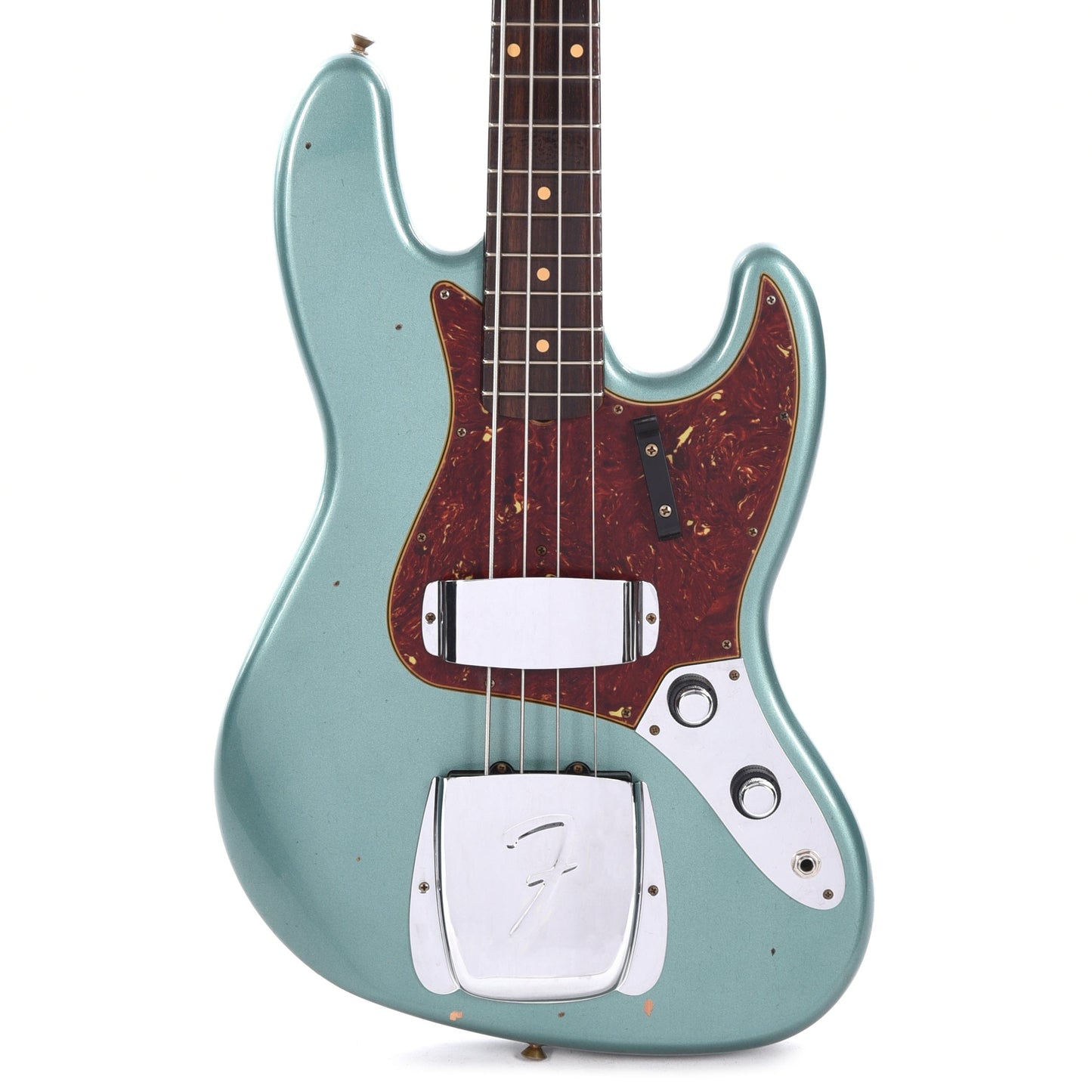 Fender Custom Shop 1960 Jazz Bass Journeyman Aged Sherwood Green Metallic Bass Guitars / 4-String