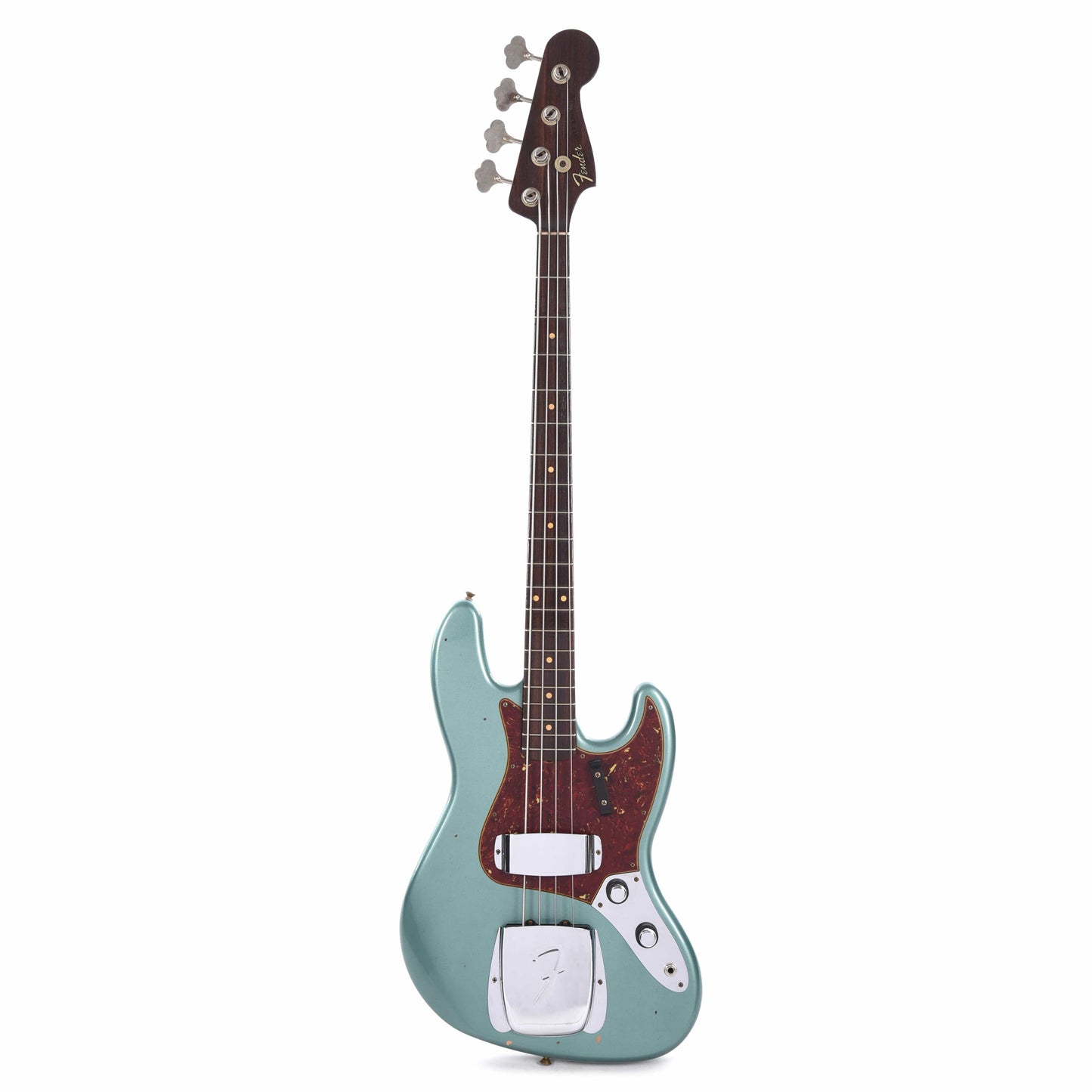 Fender Custom Shop 1960 Jazz Bass Journeyman Aged Sherwood Green Metallic Bass Guitars / 4-String
