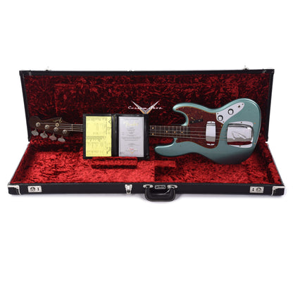Fender Custom Shop 1960 Jazz Bass Journeyman Aged Sherwood Green Metallic Bass Guitars / 4-String