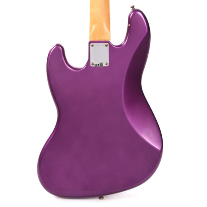 Fender Custom Shop 1960 Jazz Bass Journeyman Faded Midnight Purple w/Painted Headcap Bass Guitars / 4-String