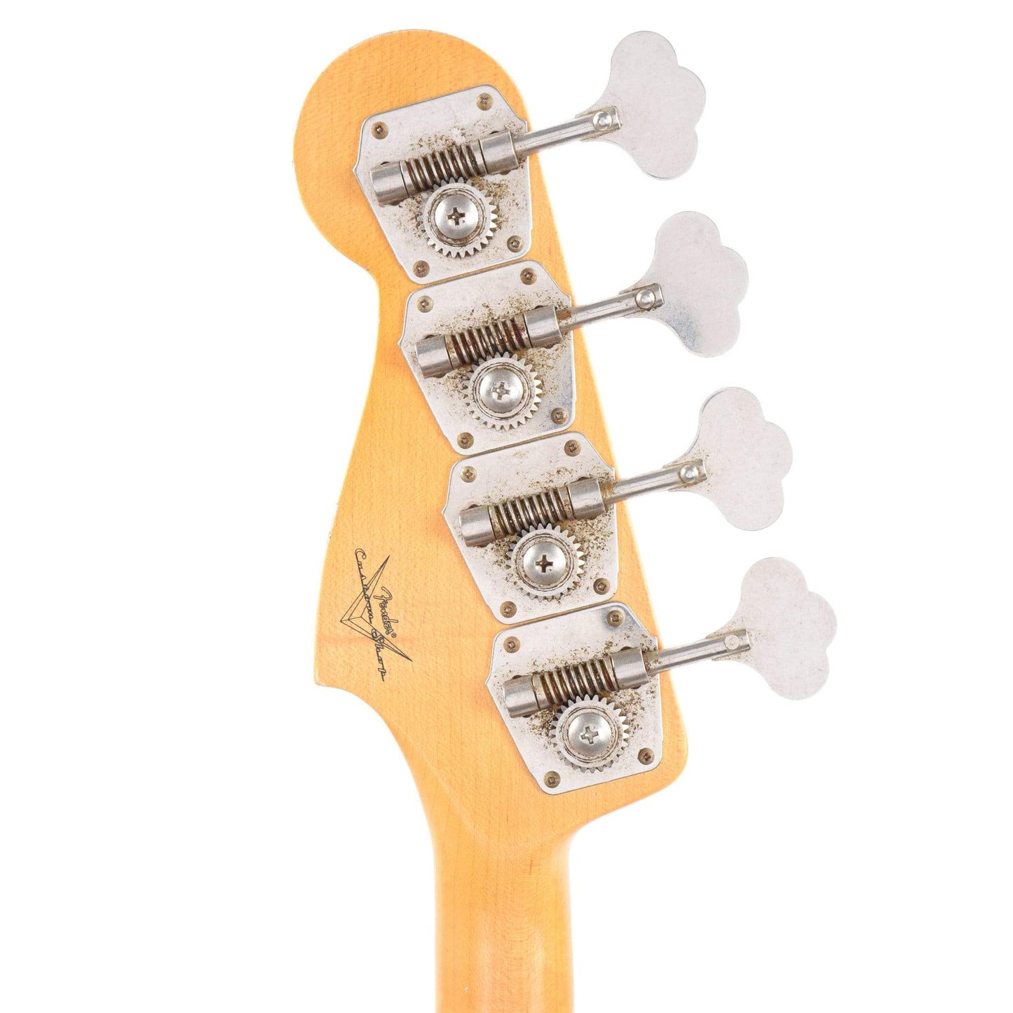 Fender Custom Shop 1960 Jazz Bass Relic Aged Ceilo Grey w/Painted Headcap Bass Guitars / 4-String