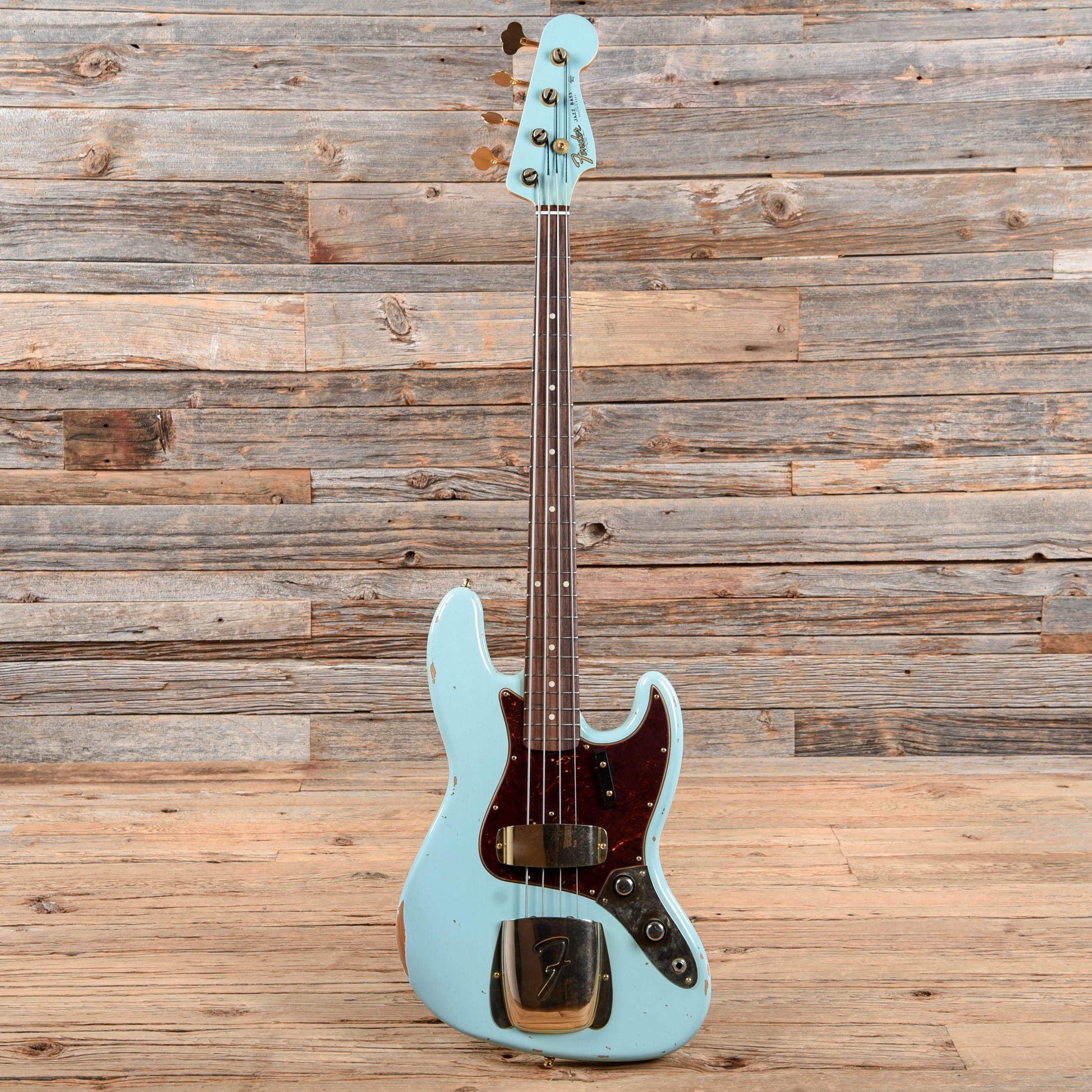 Fender Custom Shop 1960 Jazz Bass Relic Daphne Blue 2019 Bass Guitars / 4-String