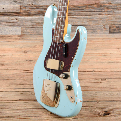 Fender Custom Shop 1960 Jazz Bass Relic Daphne Blue 2019 Bass Guitars / 4-String