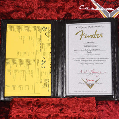 Fender Custom Shop 1960 Precision Bass "CME Spec" Journeyman Relic Light British Racing Green Bass Guitars / 4-String