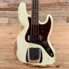 Fender Custom Shop 1961 Jazz Bass Heavy Relic Aged Olympic White 2019 Bass Guitars / 4-String