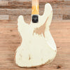 Fender Custom Shop 1961 Jazz Bass Heavy Relic Aged Olympic White 2019 Bass Guitars / 4-String