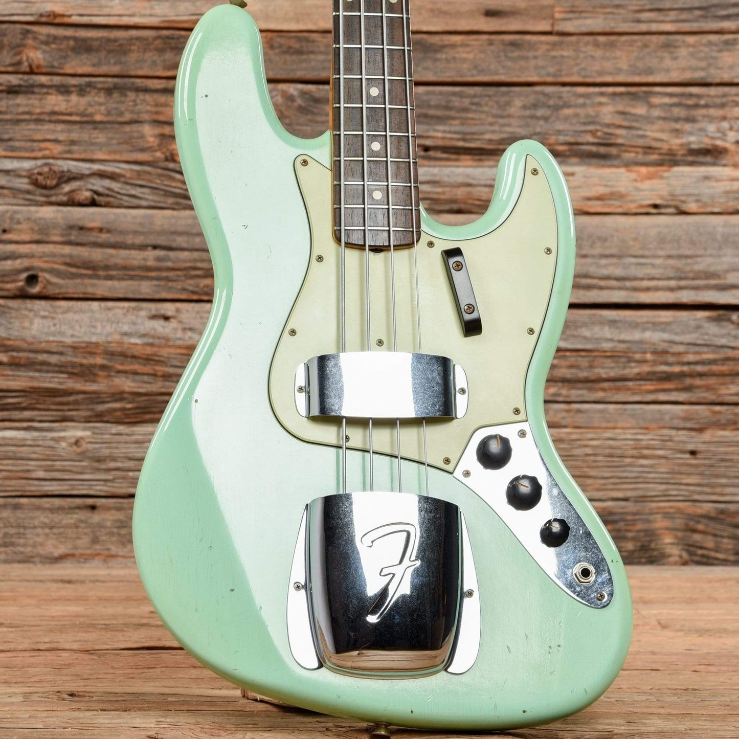 Fender Custom Shop 1962 Jazz Bass Journeyman Relic Aged Surf Green 2017 Bass Guitars / 4-String