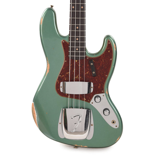Fender Custom Shop 1962 Jazz Bass Relic Aged Sherwood Green Metallic Bass Guitars / 4-String