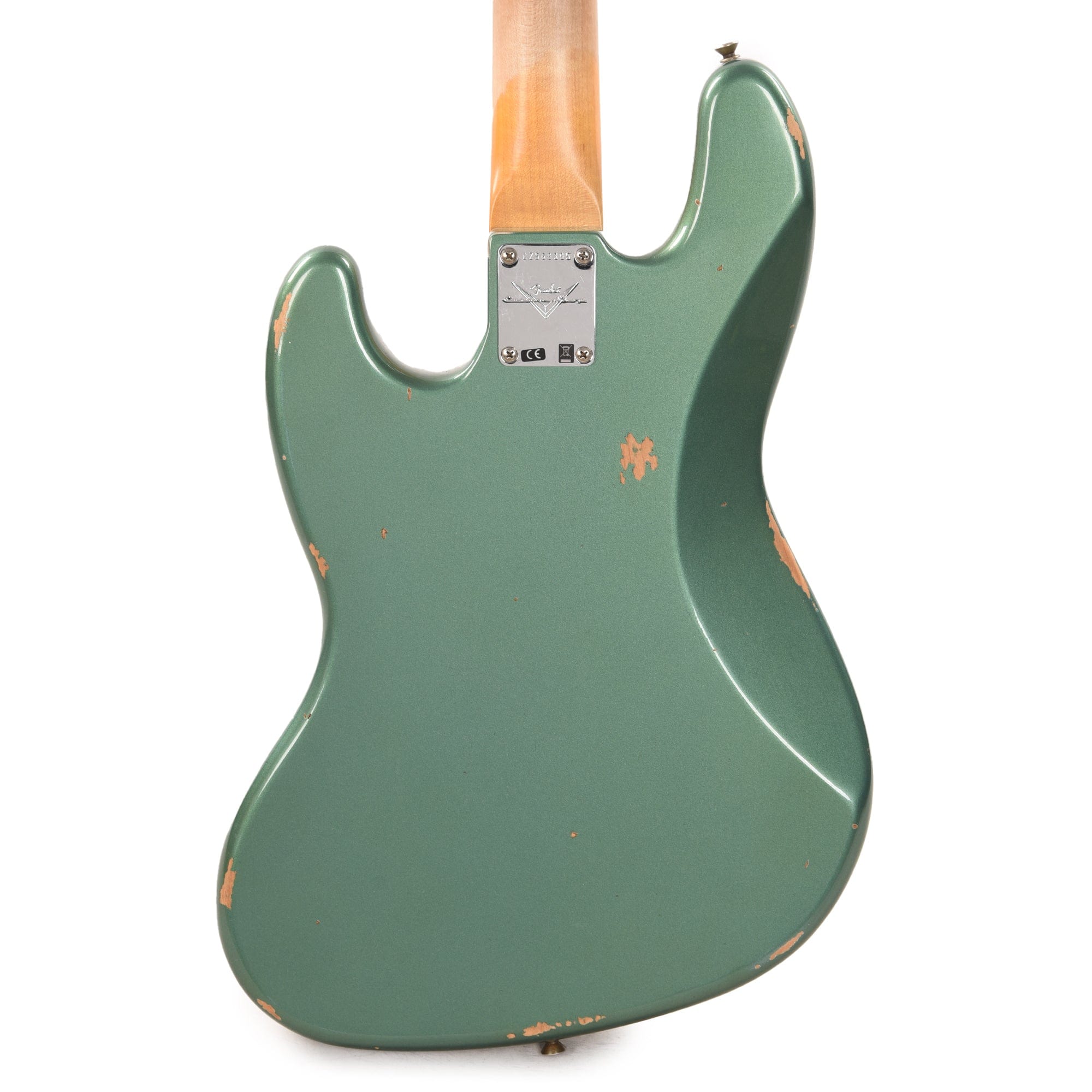 Fender Custom Shop 1962 Jazz Bass Relic Aged Sherwood Green Metallic Bass Guitars / 4-String