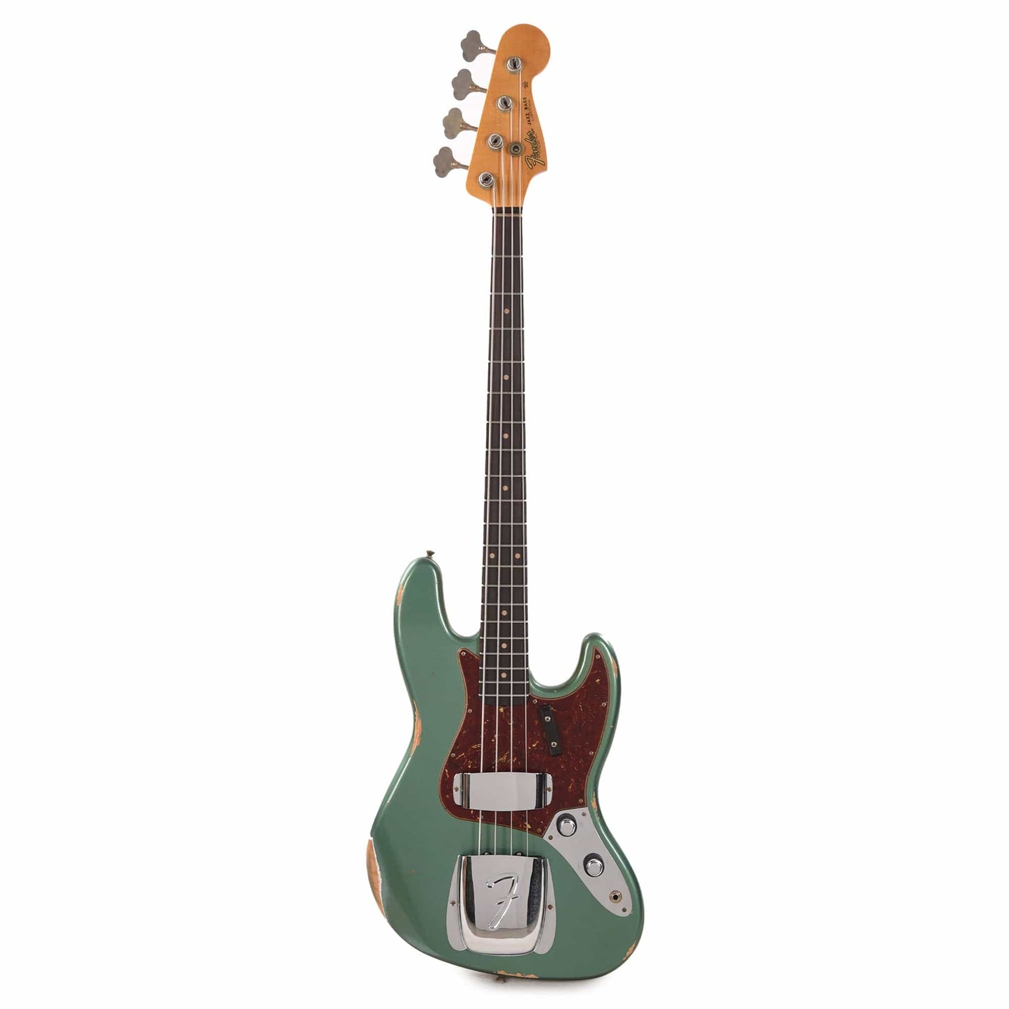 Fender Custom Shop 1962 Jazz Bass Relic Aged Sherwood Green Metallic Bass Guitars / 4-String