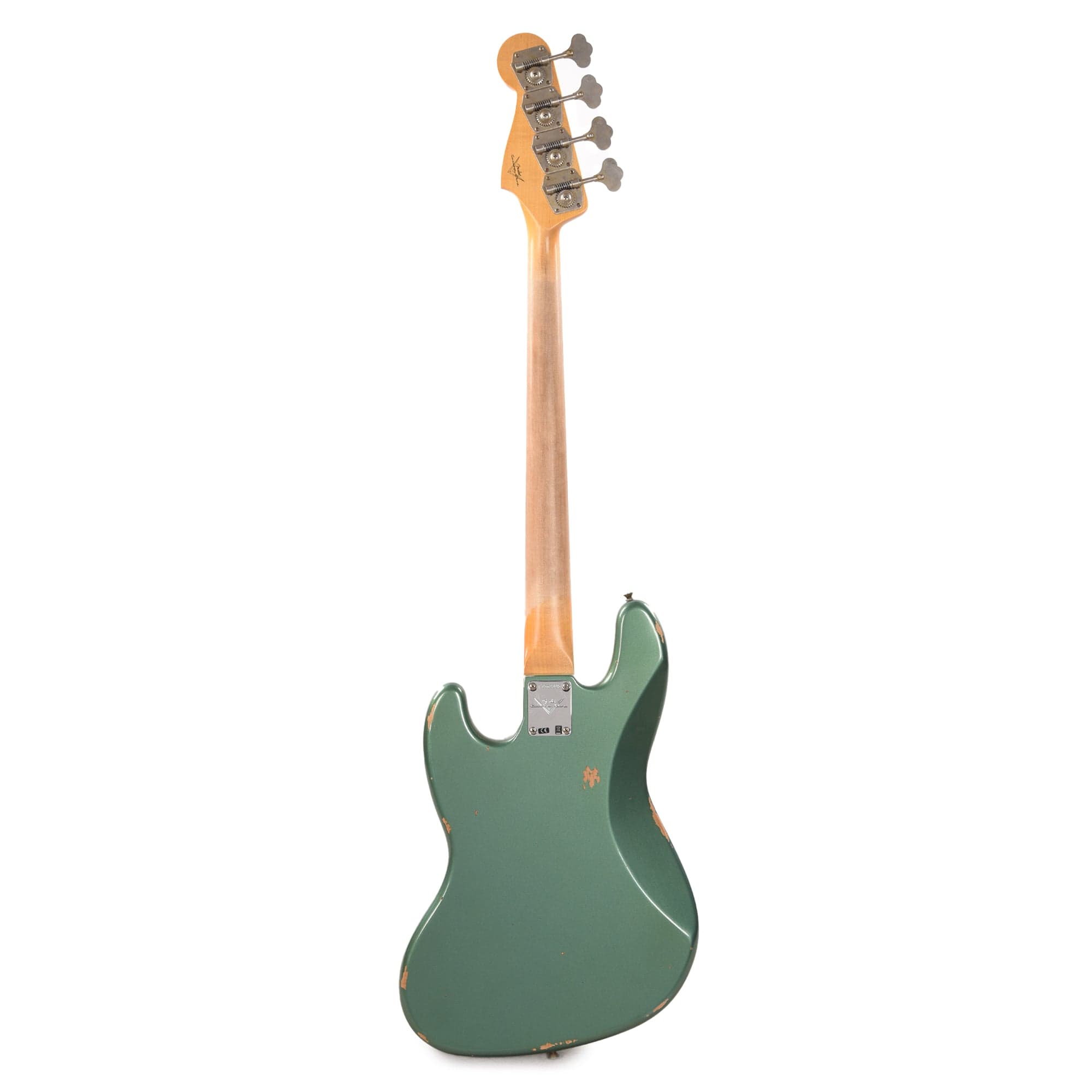 Fender Custom Shop 1962 Jazz Bass Relic Aged Sherwood Green Metallic Bass Guitars / 4-String