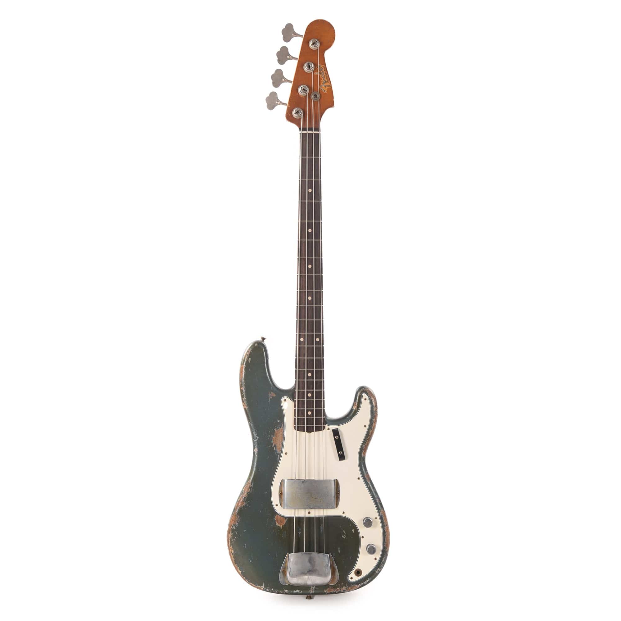 Fender Custom Shop 1962 Precision Bass Heavy Relic Heavy Aged Nicotine Lake Placid Blue Master Built by Vincent Van Trigt Bass Guitars / 4-String