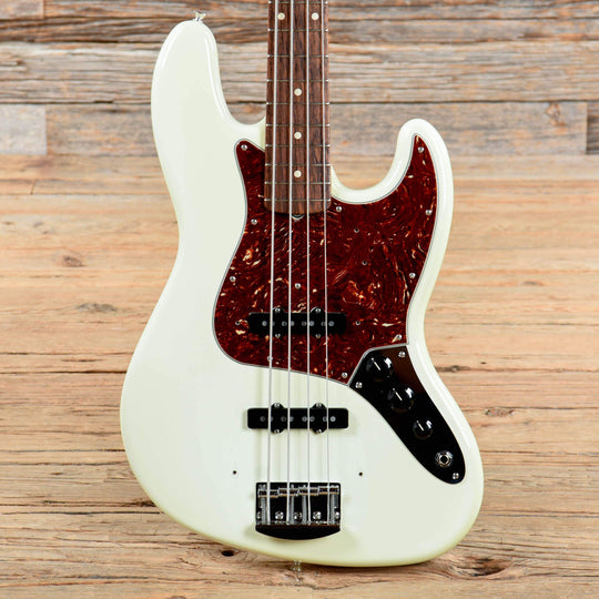 Fender Custom Shop 1964 Jazz Bass Relic Olympic White 2011 Bass Guitars / 4-String