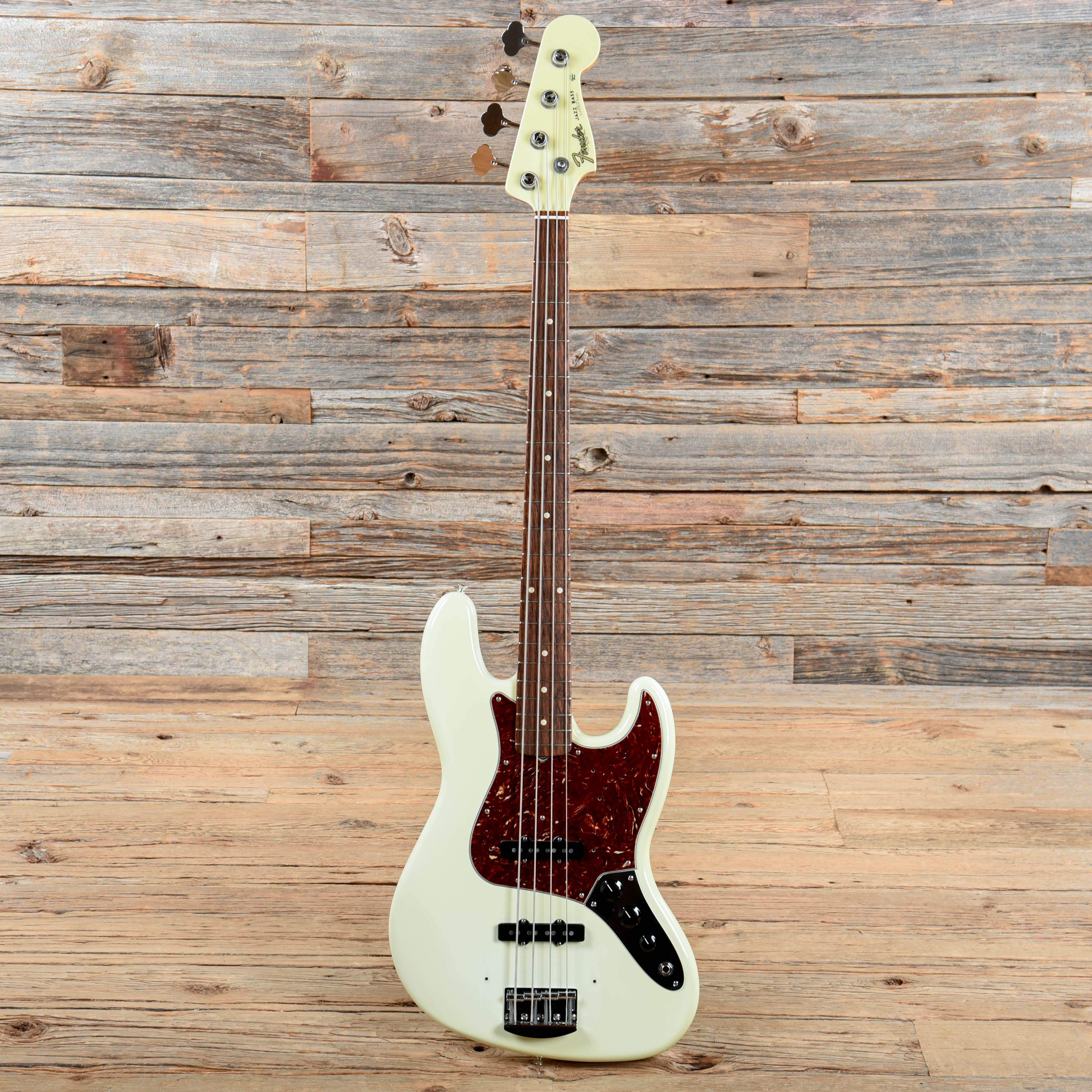 Fender Custom Shop 1964 Jazz Bass Relic Olympic White 2011 Bass Guitars / 4-String