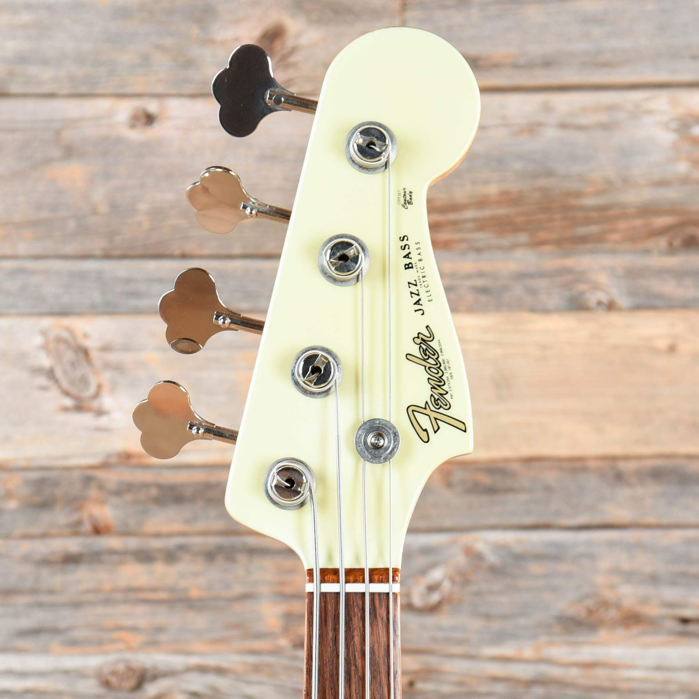 Fender Custom Shop 1964 Jazz Bass Relic Olympic White 2011 Bass Guitars / 4-String