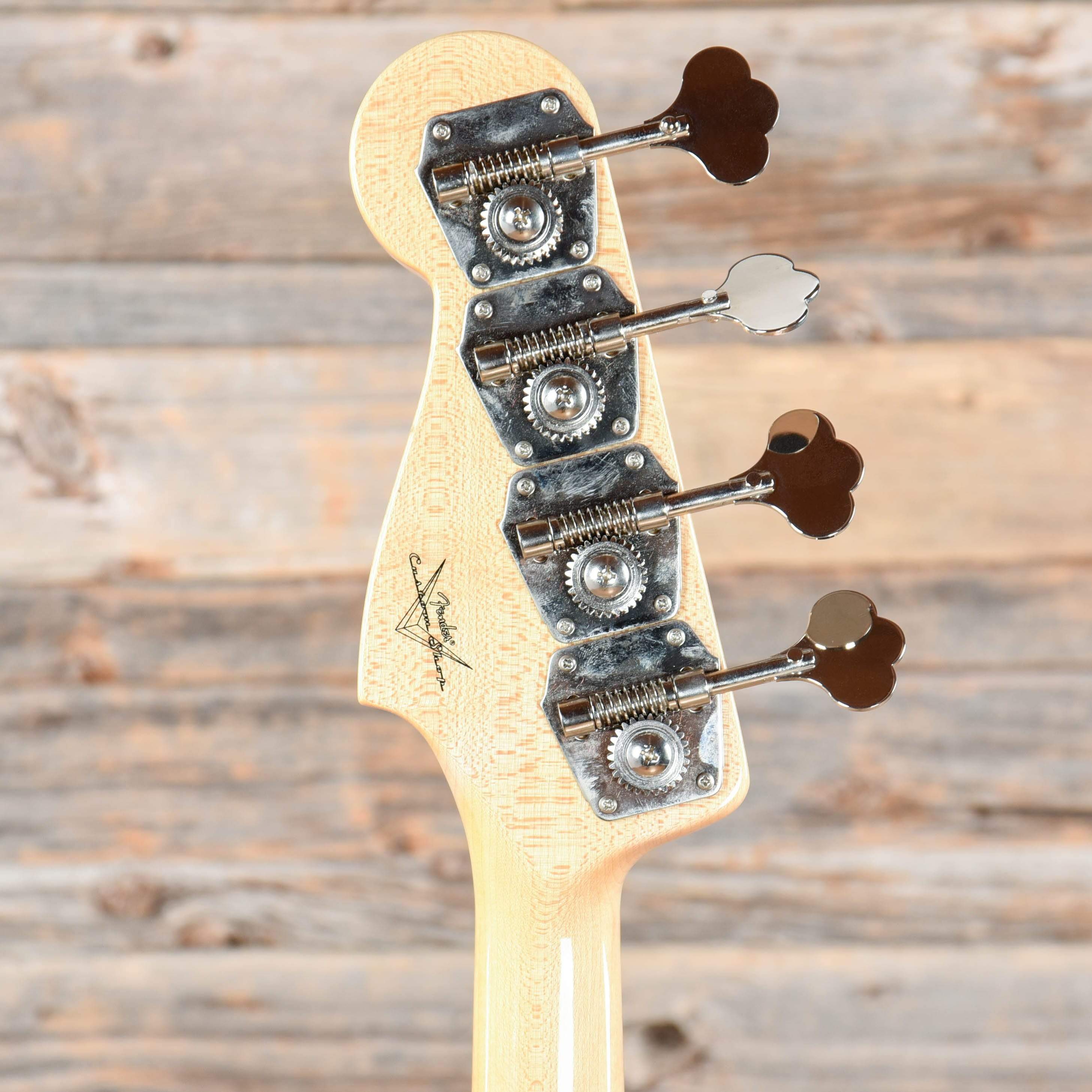 Fender Custom Shop 1964 Jazz Bass Relic Olympic White 2011 Bass Guitars / 4-String