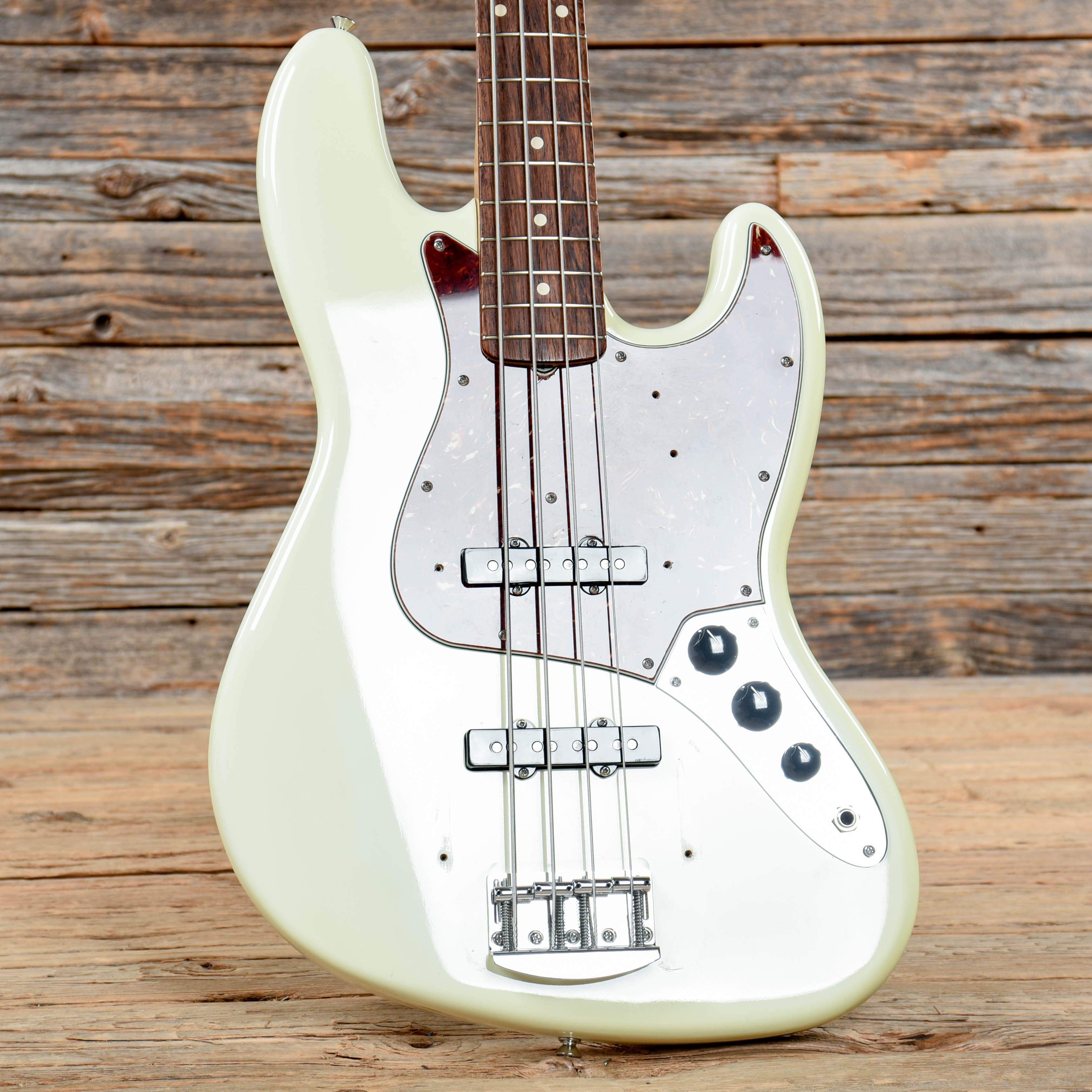 Fender Custom Shop 1964 Jazz Bass Relic Olympic White 2011 Bass Guitars / 4-String