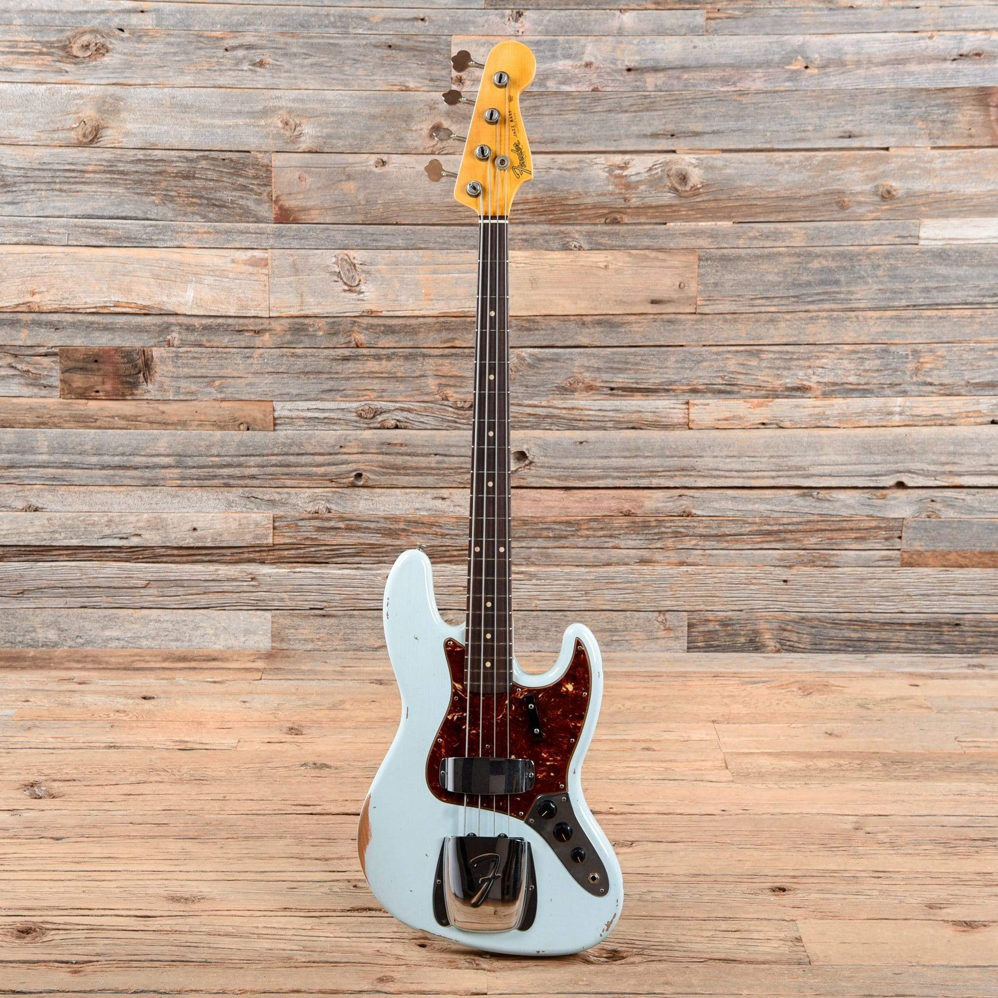 Fender Custom Shop 1964 Jazz Bass Relic Sonic Blue 2020 Bass Guitars / 4-String