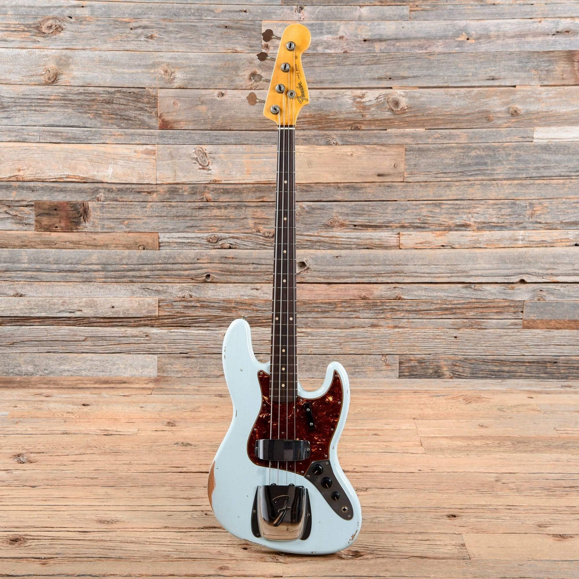 Fender Custom Shop 1964 Jazz Bass Relic Sonic Blue 2020 Bass Guitars / 4-String