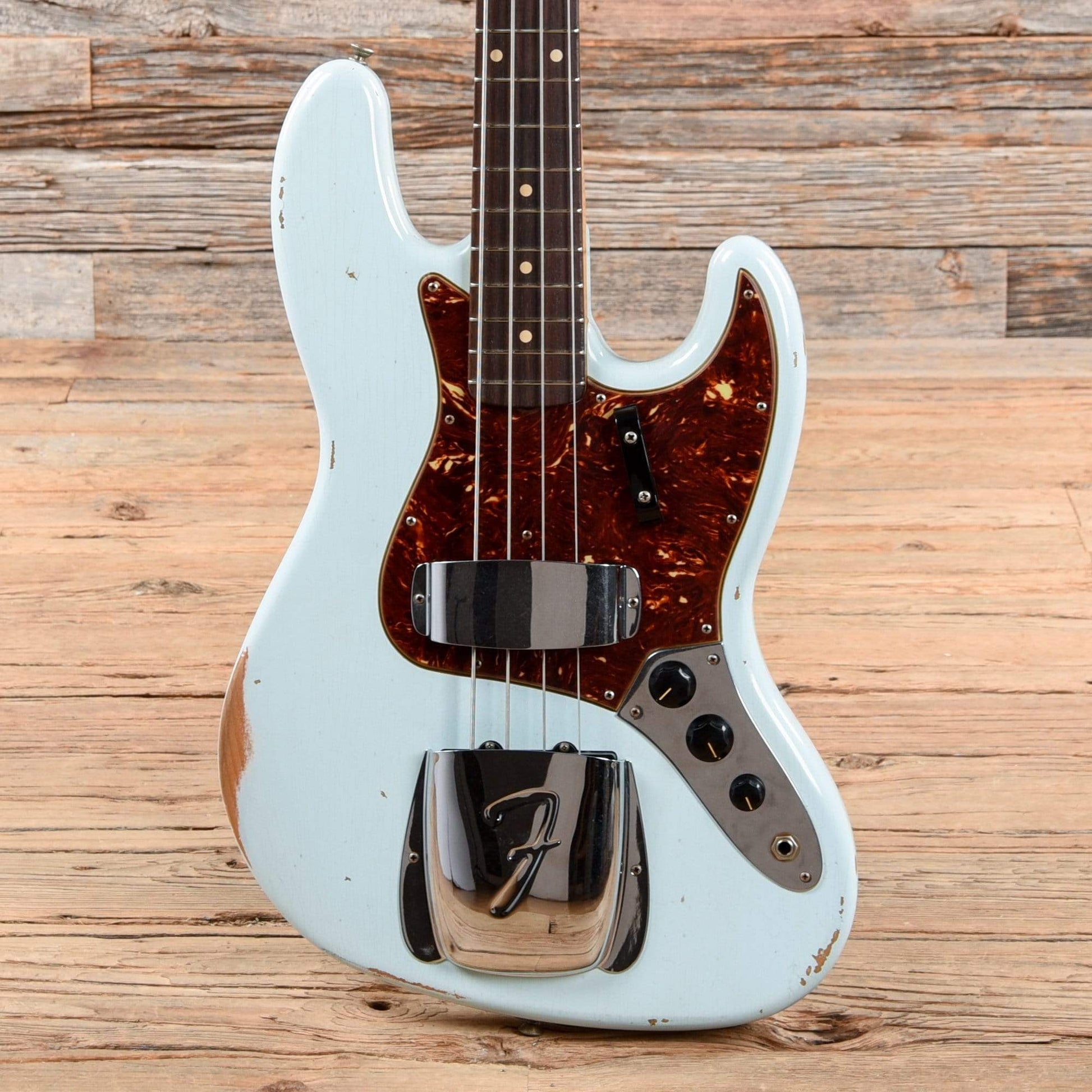 Fender Custom Shop 1964 Jazz Bass Relic Sonic Blue 2020 Bass Guitars / 4-String