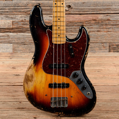 Fender Custom Shop 1964 Jazz Bass Relic Sunburst 2009 Bass Guitars / 4-String