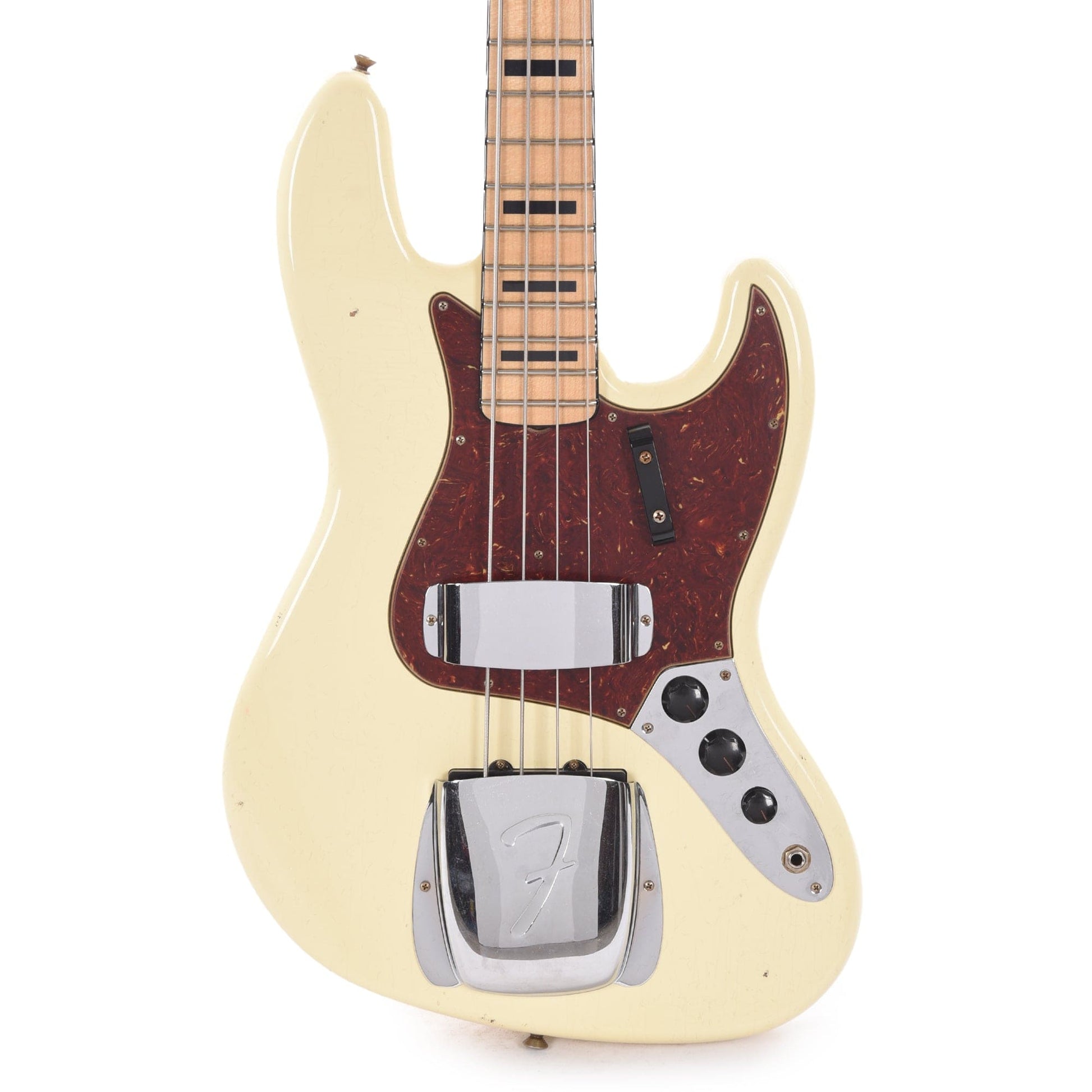 Fender Custom Shop 1968 Jazz Bass Journeyman Relic Vintage White Bass Guitars / 4-String