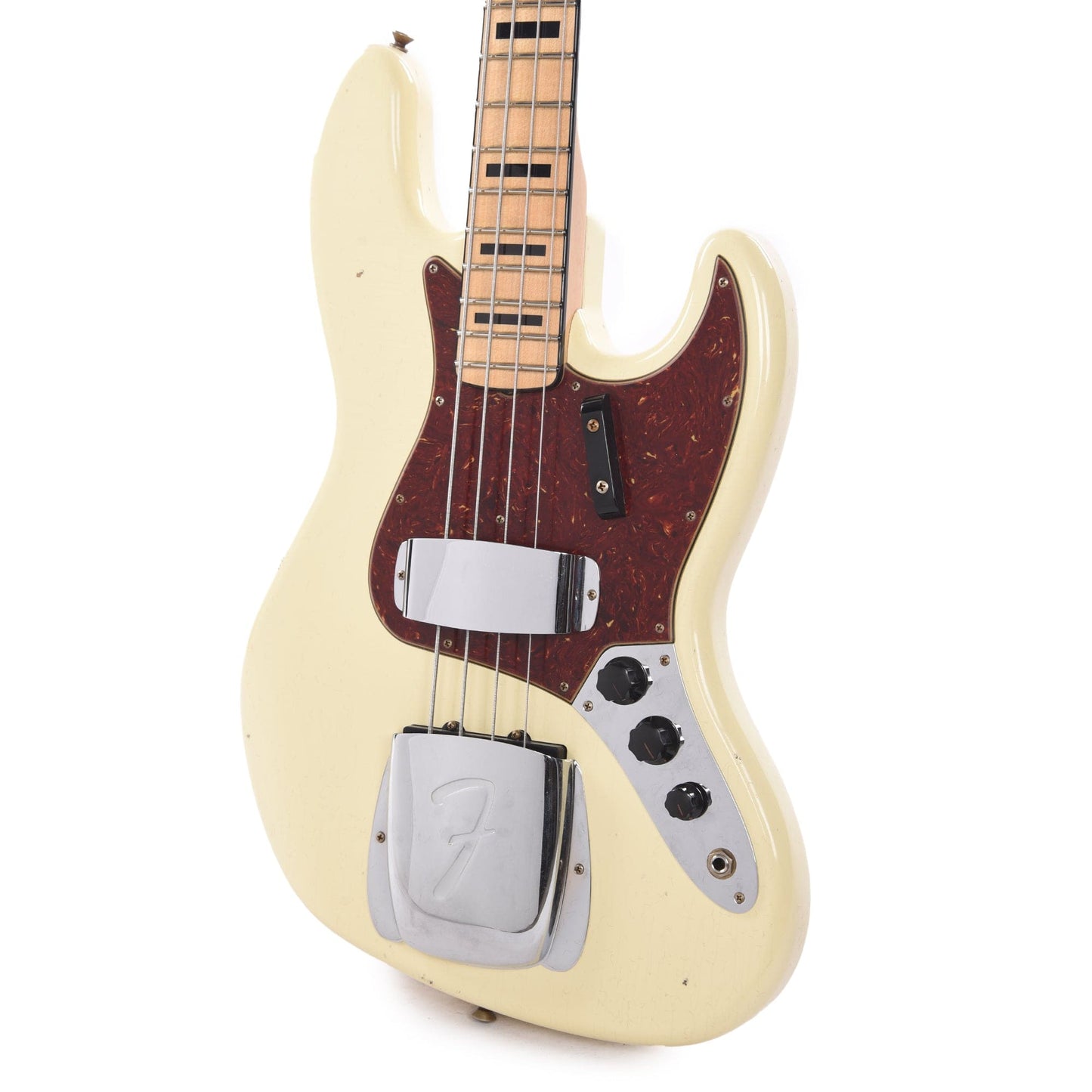 Fender Custom Shop 1968 Jazz Bass Journeyman Relic Vintage White Bass Guitars / 4-String
