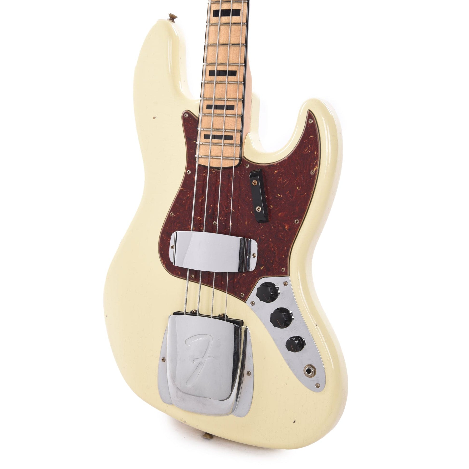 Fender Custom Shop 1968 Jazz Bass Journeyman Relic Vintage White Bass Guitars / 4-String